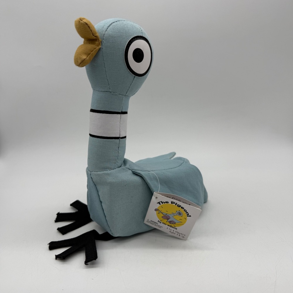 University Games The Pigeon Matching Game Mo Willems Plush Pouch Blue 01343